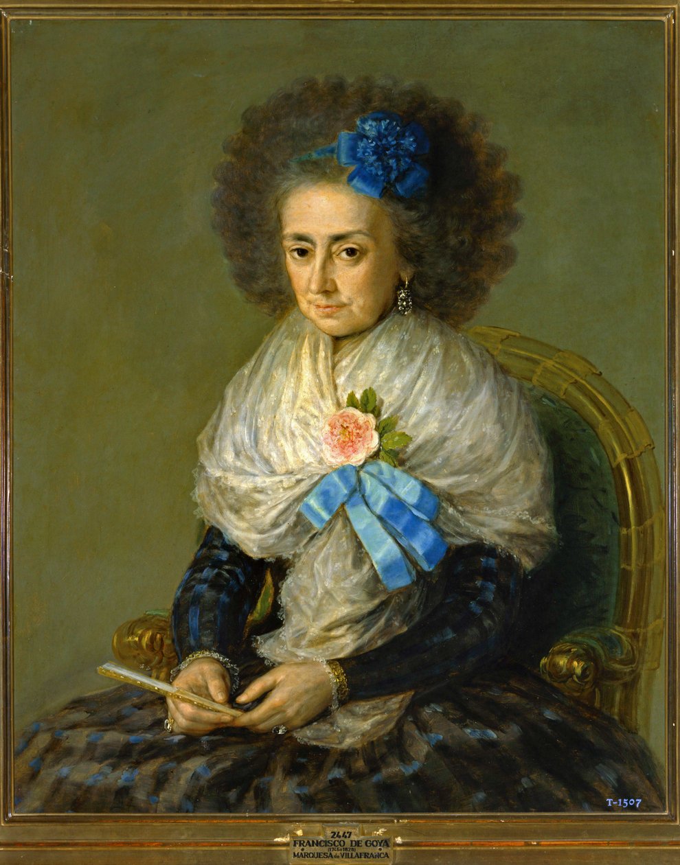 Dona Maria Antonia Gonzaga, Villafrancan markiisi ... (maalaus kankaalle) tekijältä Francisco Jose de Goya y Lucientes
