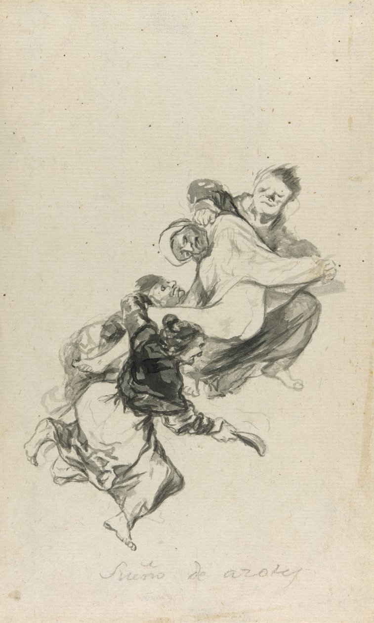Unelma ruoskimisesta, 1801-03 tekijältä Francisco de Goya