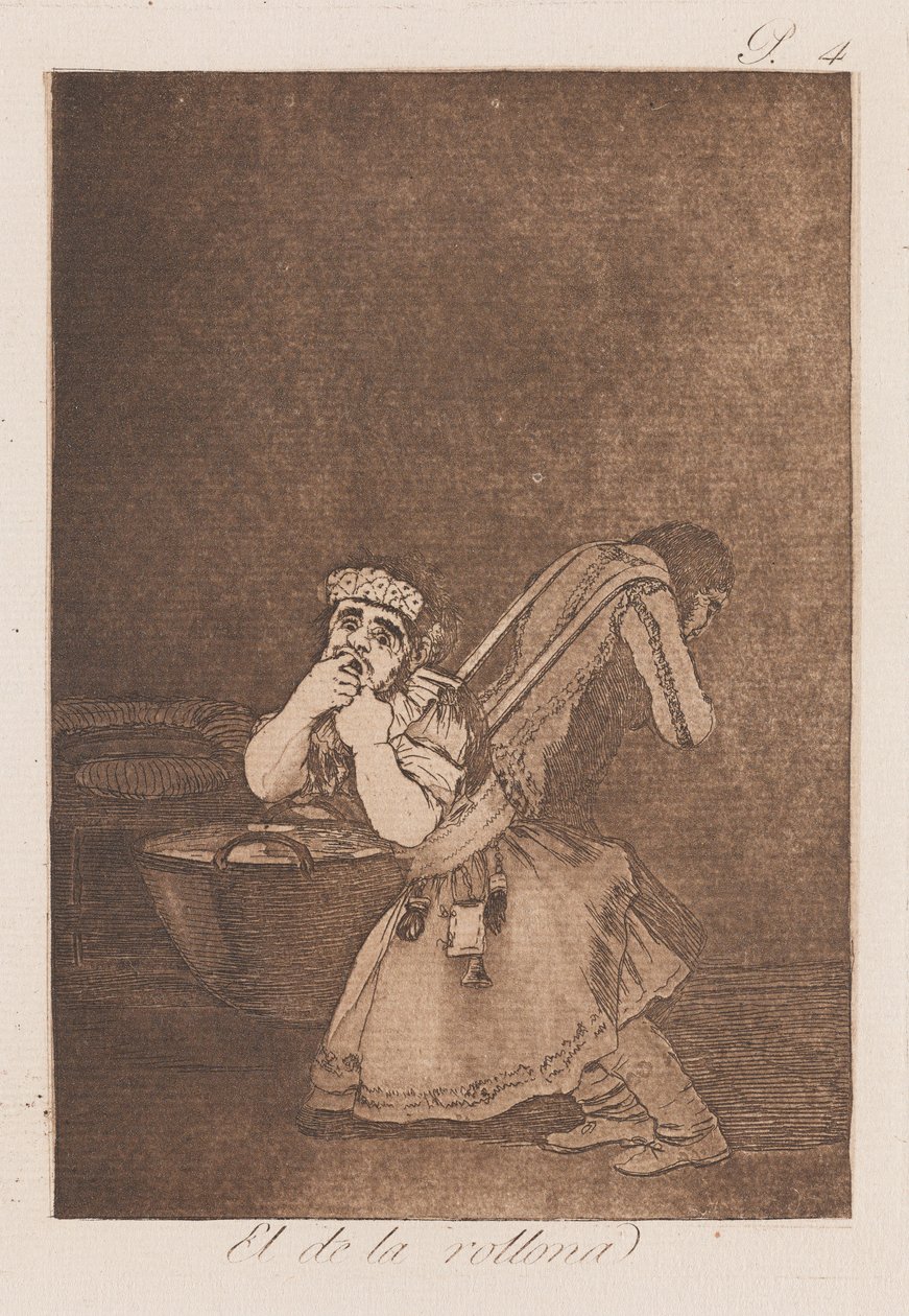 El de la Rollona, 1700-luvun loppu - 1800-luvun alku (painettu) tekijältä Francisco de Goya