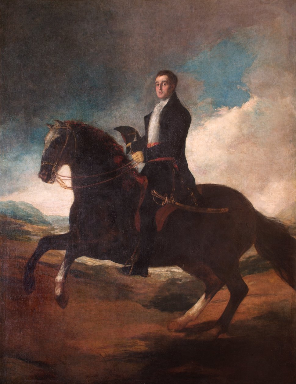 Wellingtonin herttuan ratsastusmuotokuva tekijältä Francisco Jose de Goya y Lucientes
