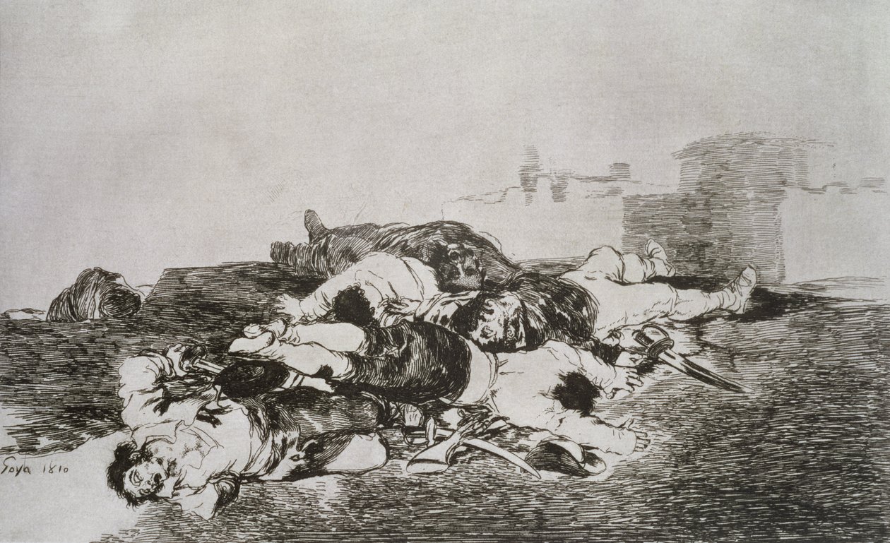 Vielä pahempaa on The Disasters of Warin levy 22 tekijältä Francisco Jose de Goya y Lucientes