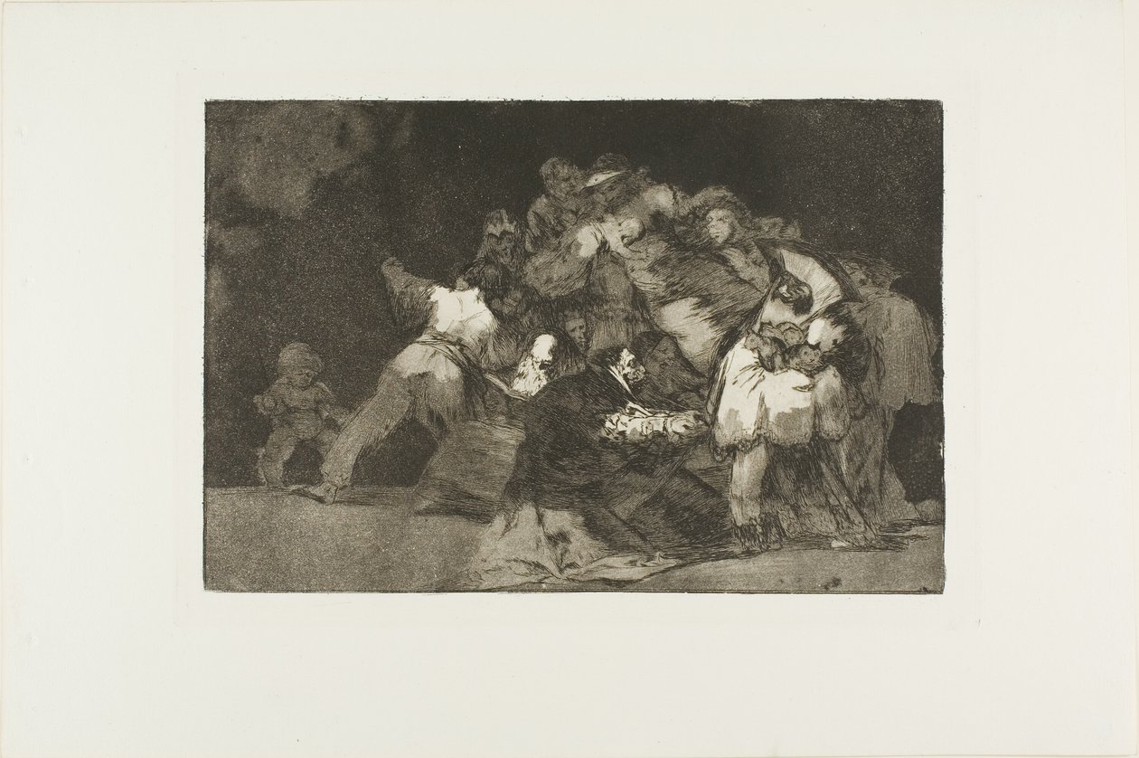 General Folly, levy yhdeksän Sananlaskuista tekijältä Francisco Jose de Goya y Lucientes