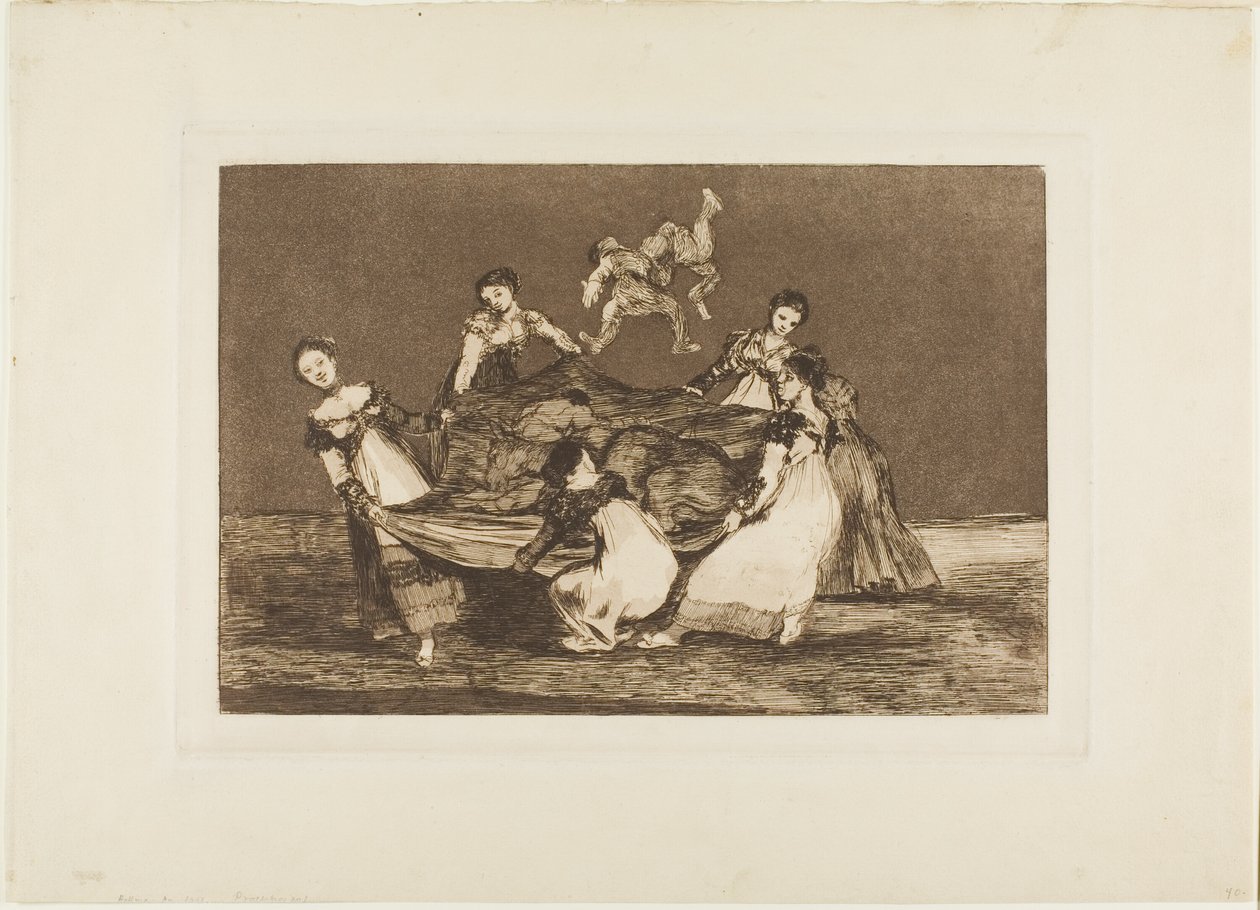 Raskaampi kuin Dead Donkey, levy 1 Los Proverbiosista tekijältä Francisco Jose de Goya y Lucientes