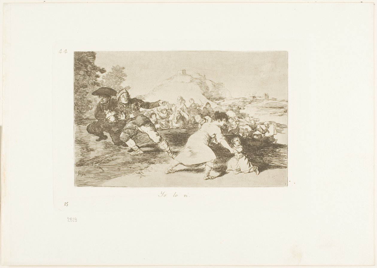 Näin sen, levy 44 The Disasters of Warista tekijältä Francisco Jose de Goya y Lucientes