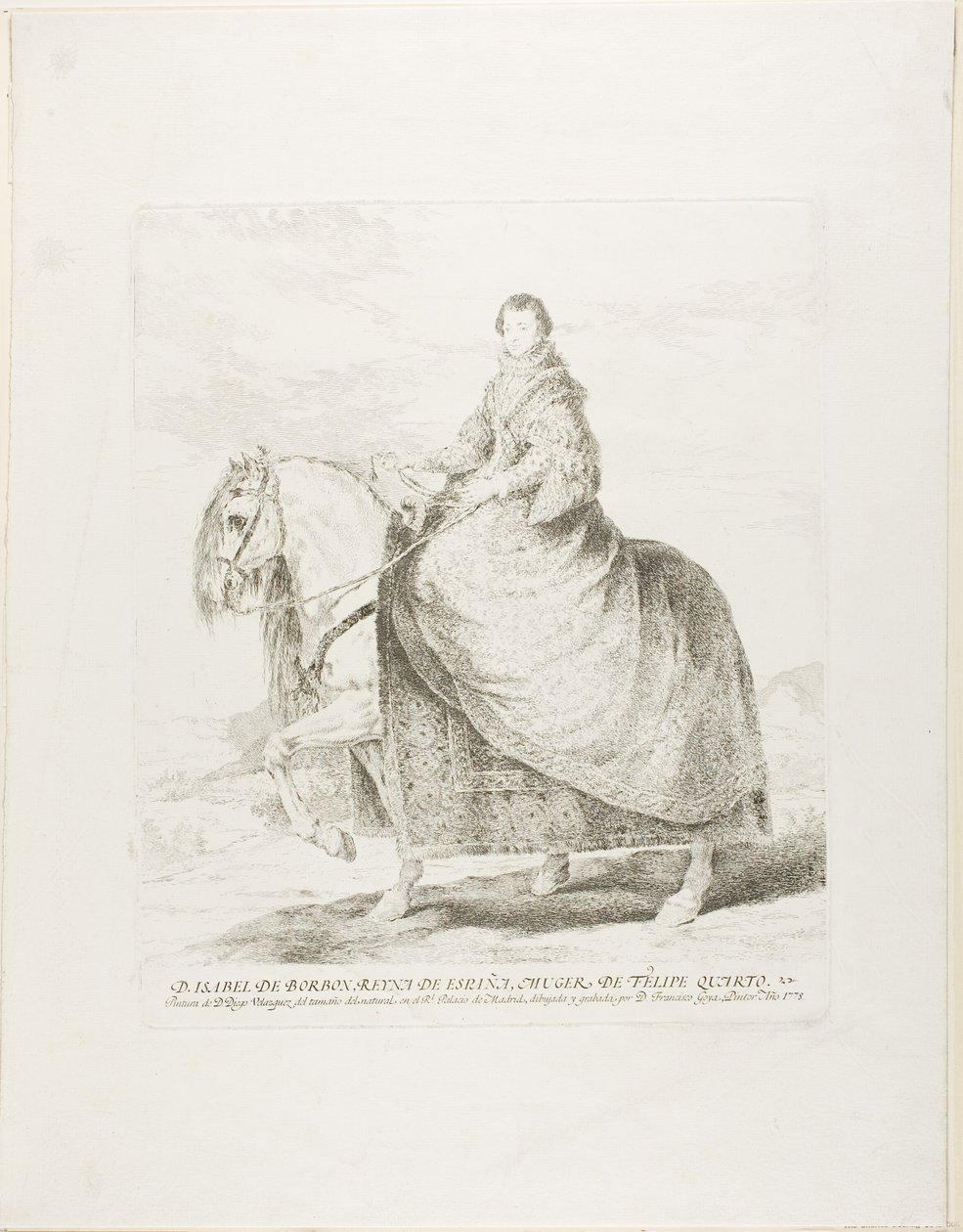 Isabella Bourbonista tekijältä Francisco Jose de Goya y Lucientes