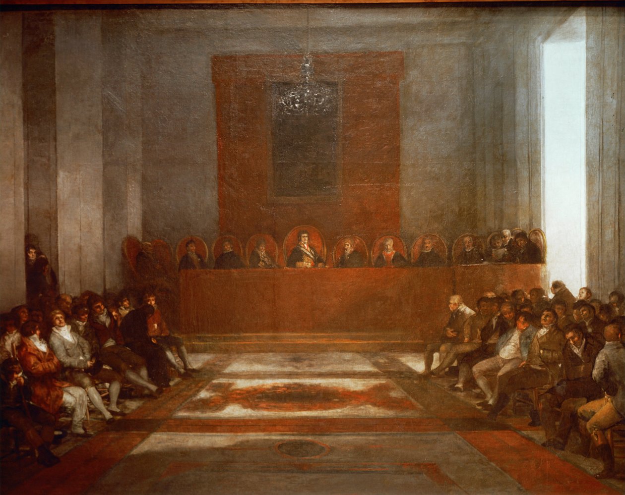 Espanjan kuningas Filip IV Filippiinien juntan avajaiset (öljy kankaalle) tekijältä Francisco Jose de Goya y Lucientes