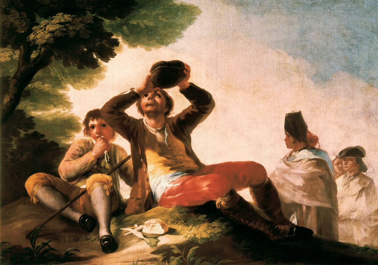 ""Le buveur"" Francisco de Goya y Lucientes (1746-1828). 1777. Madrid. Musee du Prado. tekijältä Francisco Jose de Goya y Lucientes