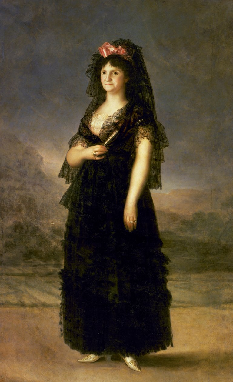 Maria Luisa Parman (1751-1819) (öljy kankaalle) tekijältä Francisco Jose de Goya y Lucientes