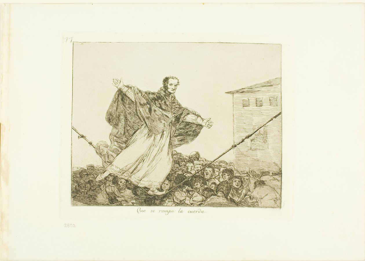 Katkeutukoon johto, levy 77 The Disasters of Warista tekijältä Francisco Jose de Goya y Lucientes