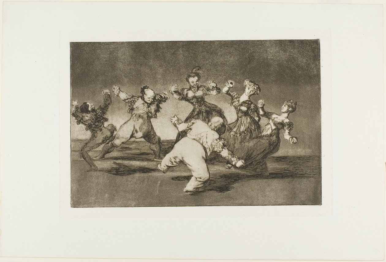 Merry Folly, Disparates, julkaistu levynä 12 Los Proverbiosissa tekijältä Francisco Jose de Goya y Lucientes
