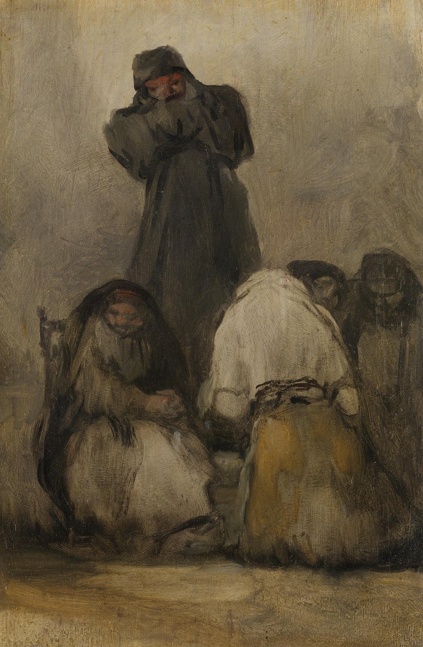 Munkin saarna tekijältä Francisco Jose de Goya y Lucientes