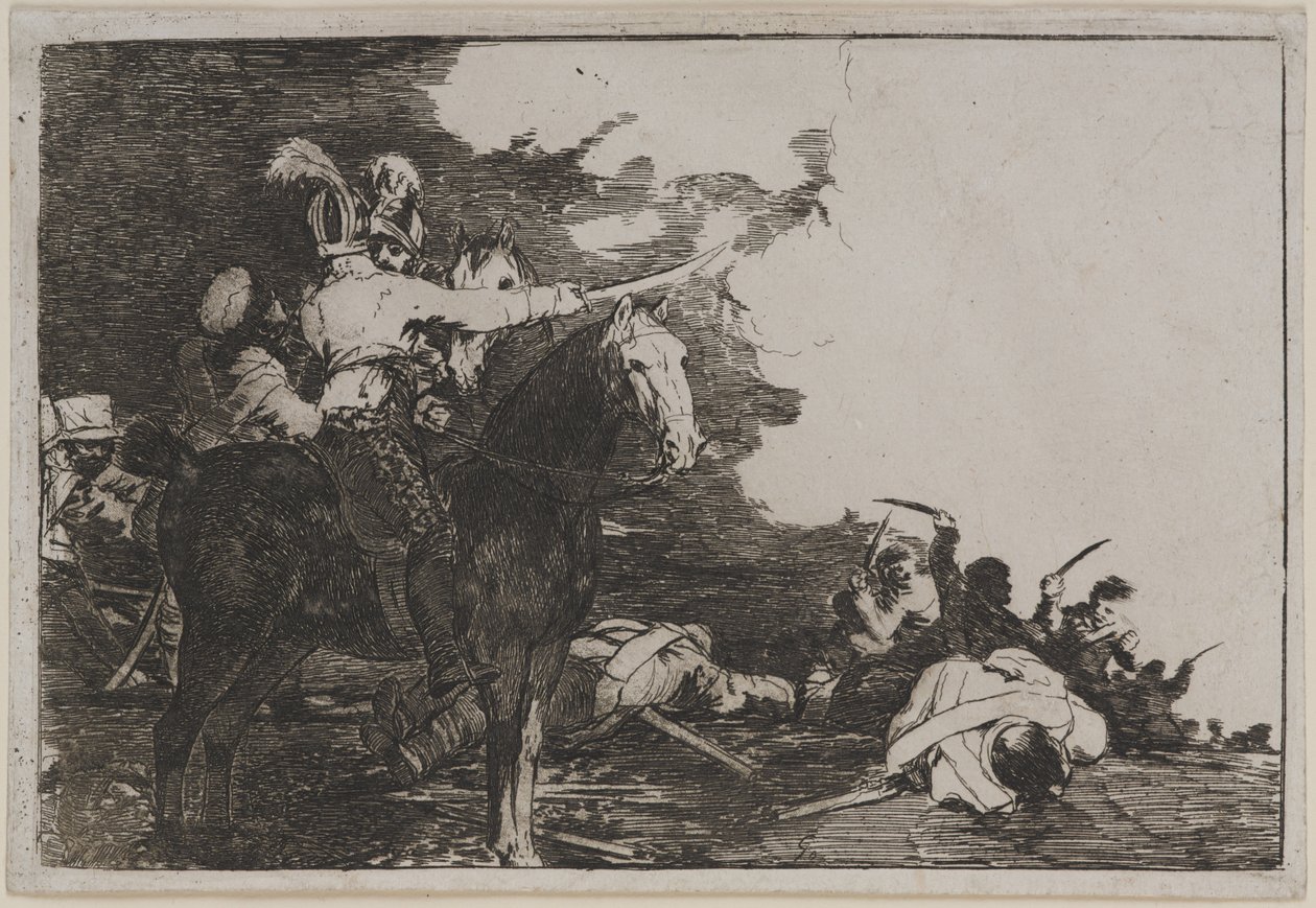 He eivät ole samaa mieltä aiheesta "Dasters of War" tekijältä Francisco de Goya