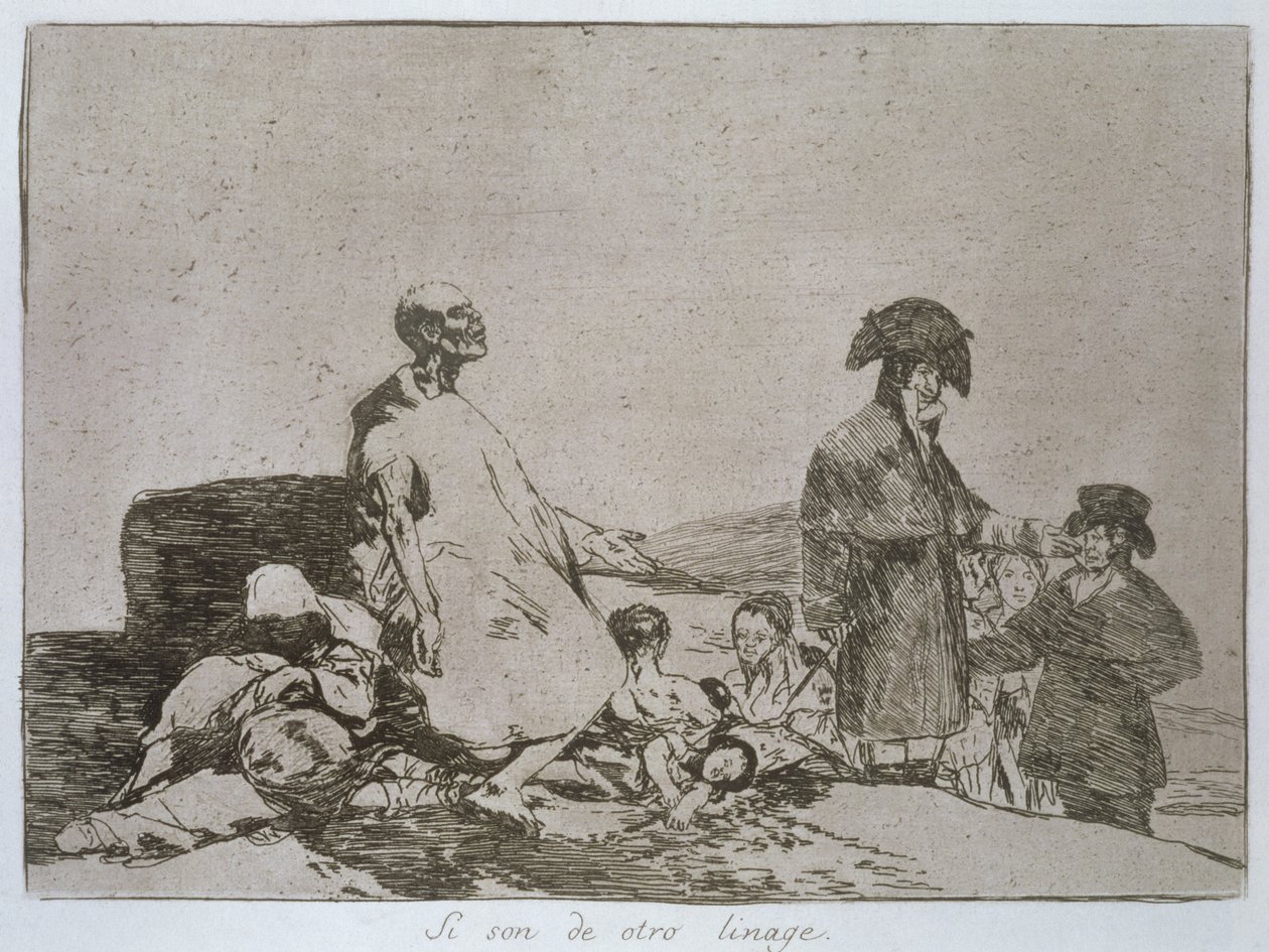 Ehkä ne ovat toista rotua, The Disasters of Warin levy 61 tekijältä Francisco Jose de Goya y Lucientes