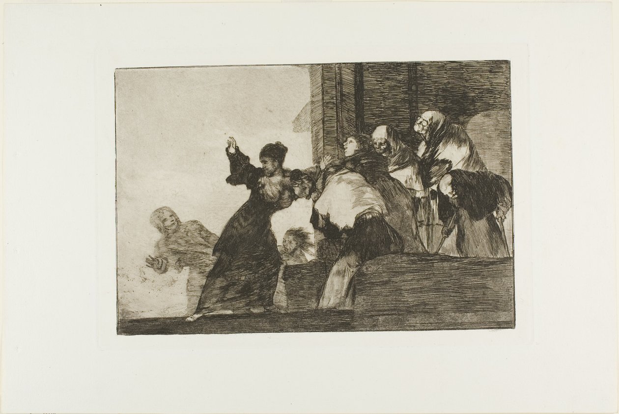 Huono Folly, yksitoista levy Los Proverbiosista tekijältä Francisco Jose de Goya y Lucientes