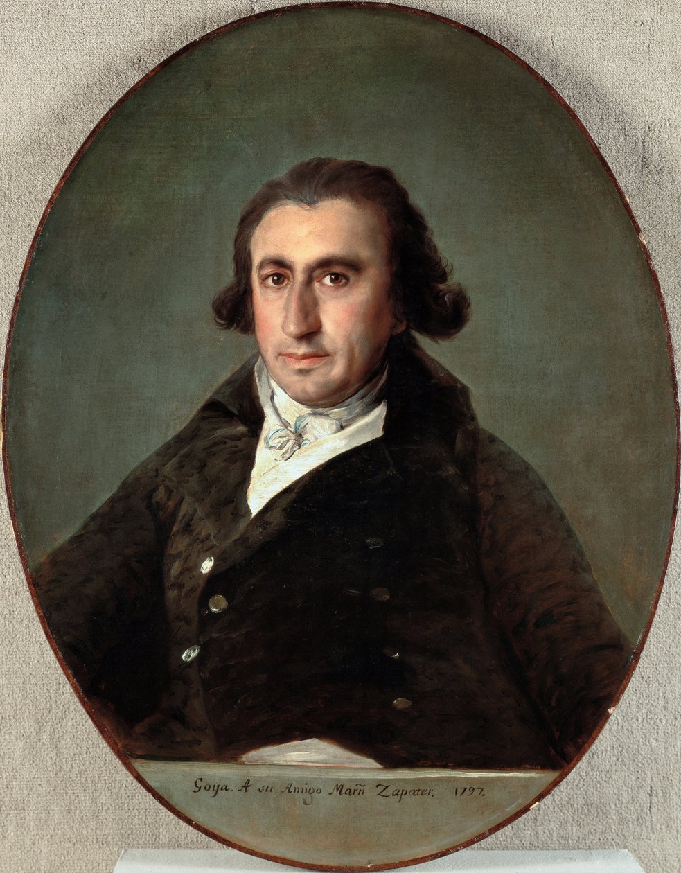 Martin Zapater y Claverian (1747-1803) muotokuva - Francisco de Goyan (1746-1828) maalaus, öljy kankaalle tekijältä Francisco Jose de Goya y Lucientes