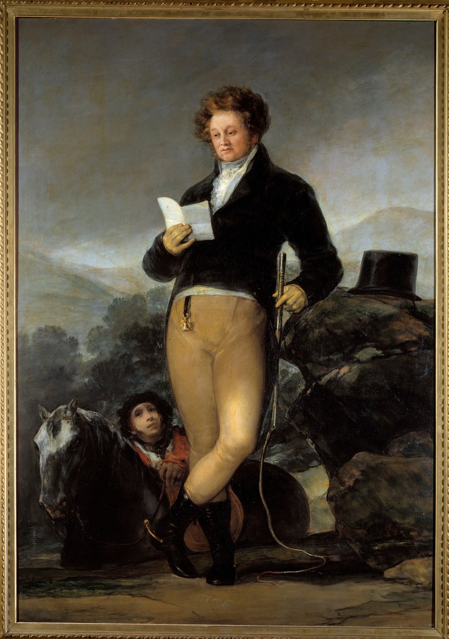 Borja Telez Gironin muotokuva Don Franciscon jalassa tekijältä Francisco de Goya