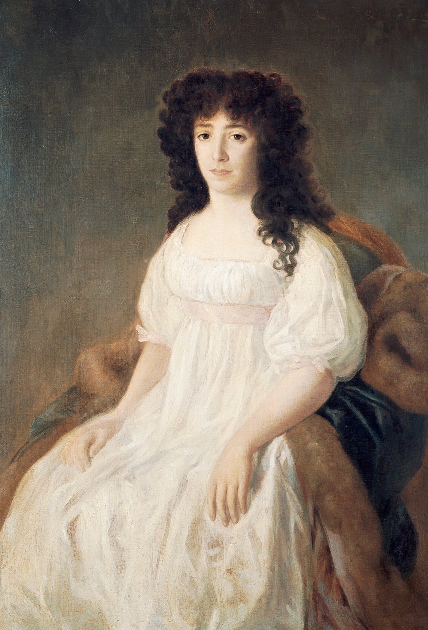 Francisco de Goyan muotokuva Casa Floresin kreivitärestä (1746-1828) tekijältä Francisco Jose de Goya y Lucientes