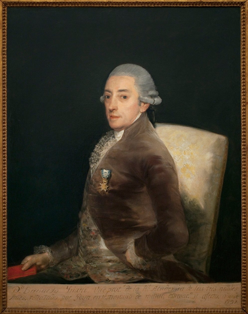 Don Bernardo de Iriarten (1735-1814) muotokuva. Francisco de Goyan (1746-1828) maalaus öljy kankaalle tekijältä Francisco de Goya