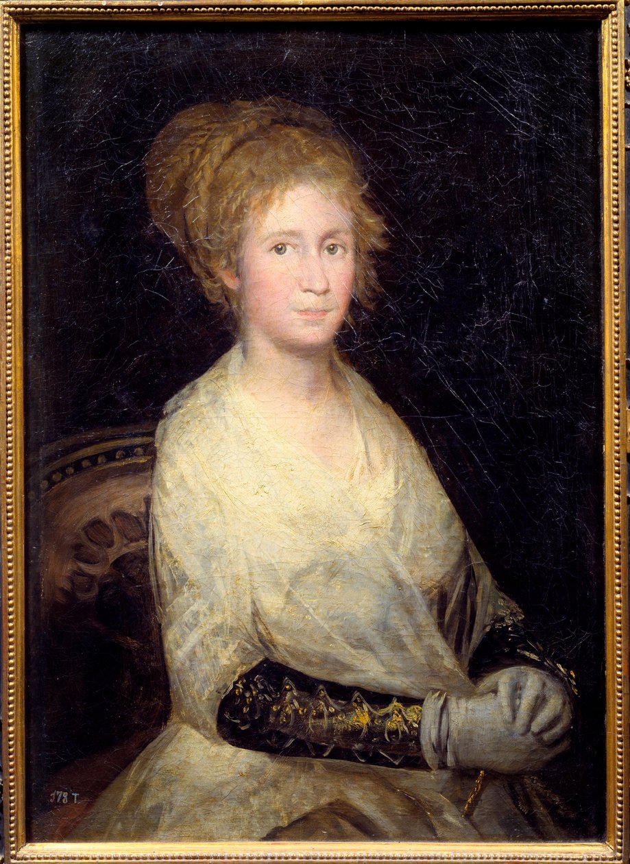 Josepha Bayeun muotokuva. Francisco De Goyan maalaus (1746-1828) tekijältä Francisco de Goya