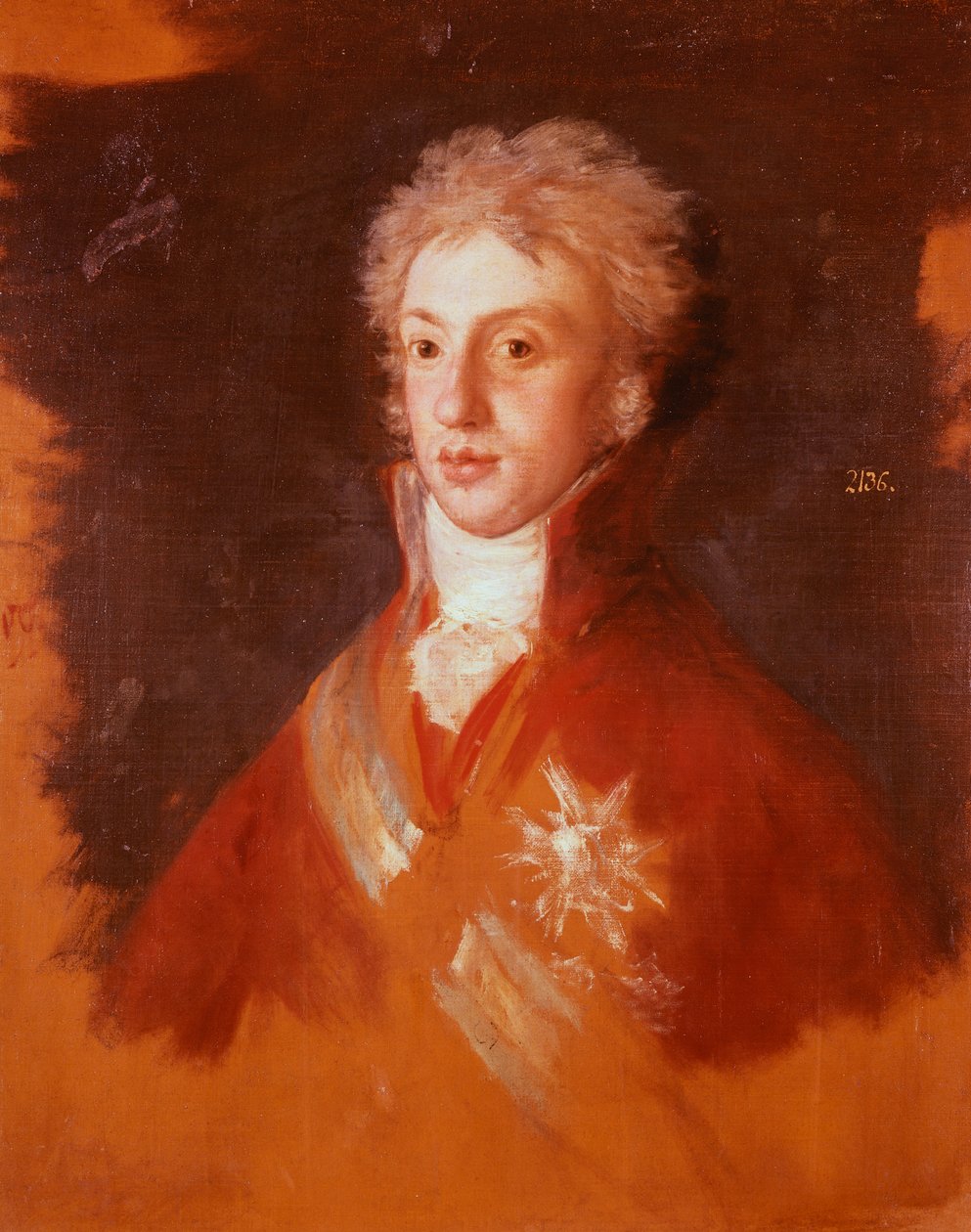 Luigi di Borbone-Parman muotokuva, Francisco de Goya (1746-1828), Tutkimus Kaarle IV:n perheelle tekijältä Francisco Jose de Goya y Lucientes
