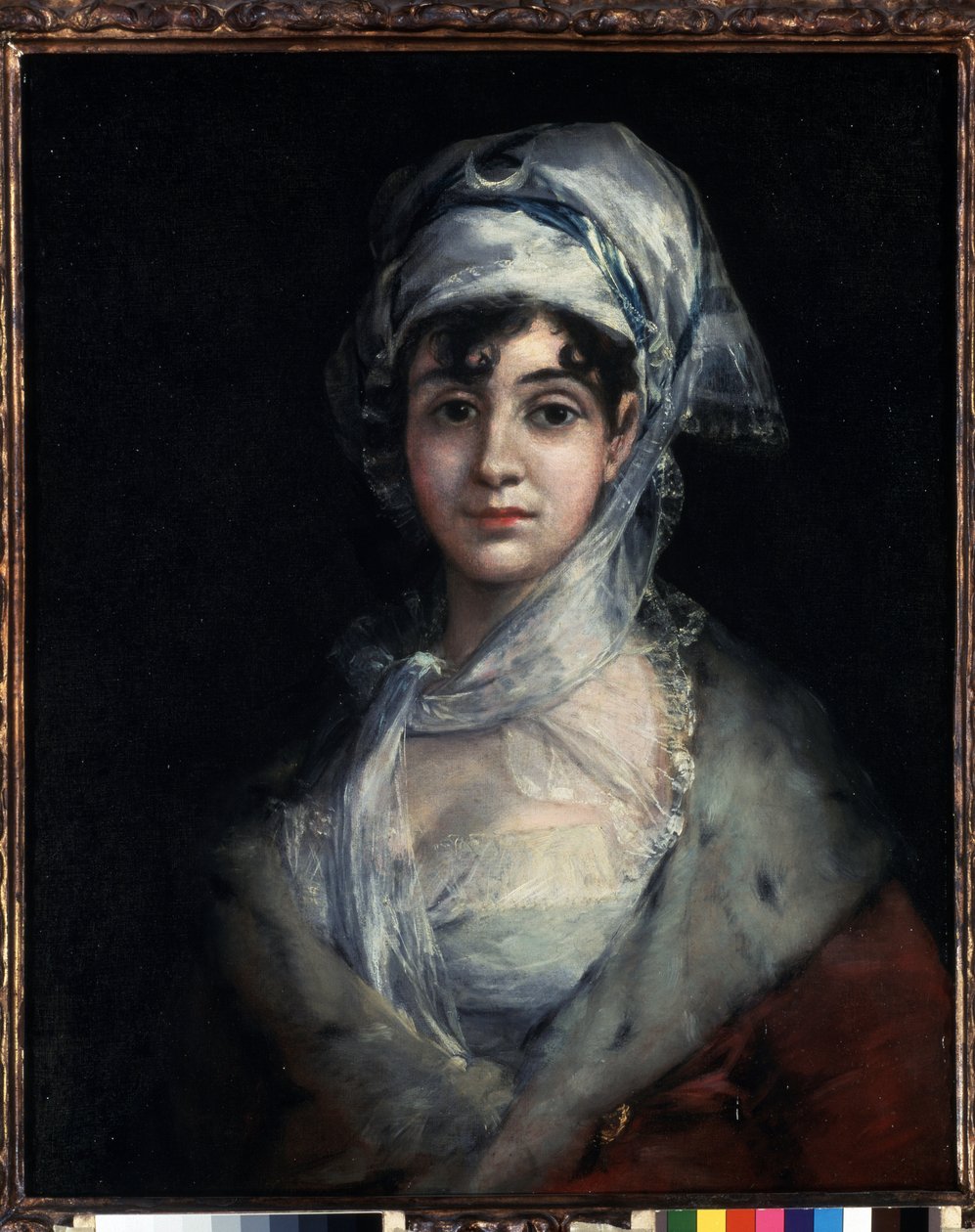 Näyttelijä Antonia Zaraten muotokuva tekijältä Francisco de Goya