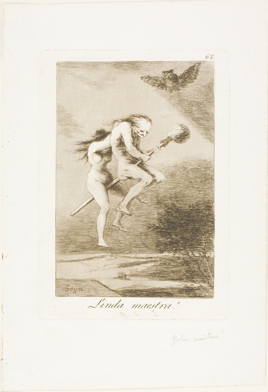 Pretty Teacher!, levy 68 Los Caprichosista tekijältä Francisco Jose de Goya y Lucientes