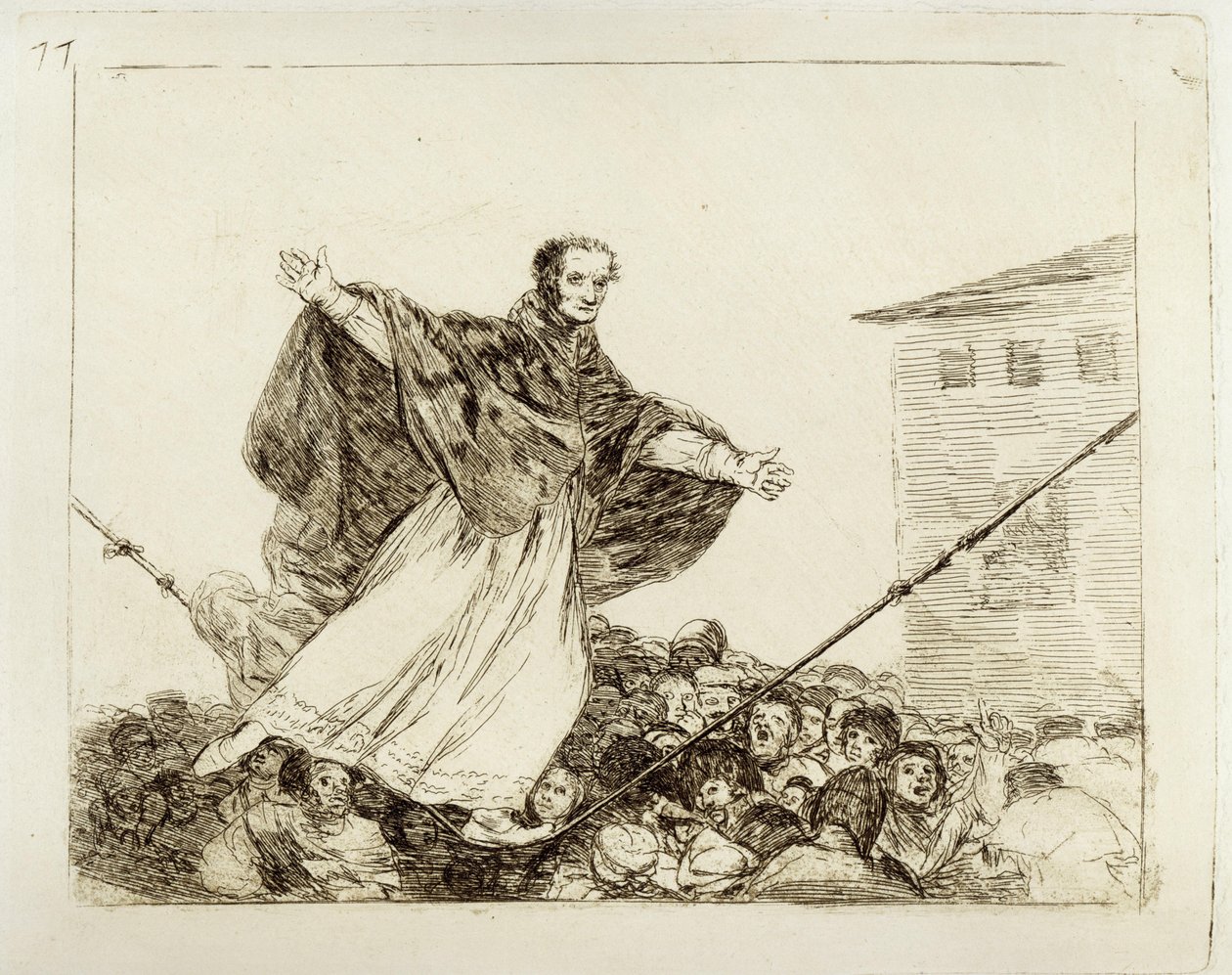 Köysi katkeaa (Sodan katastrofit 77) tekijältä Francisco Jose de Goya y Lucientes