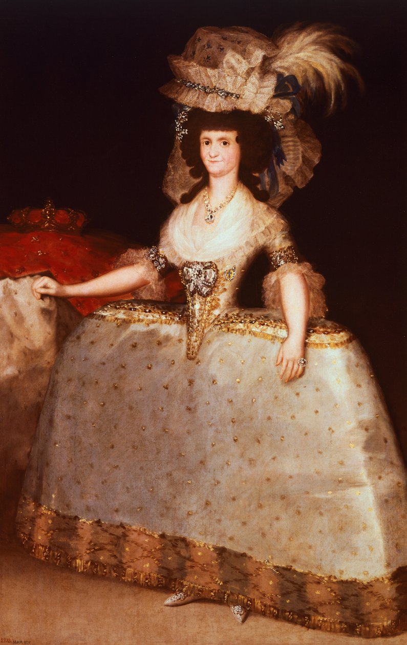Kuningatar Mary Louise tekijältä Francisco Jose de Goya y Lucientes