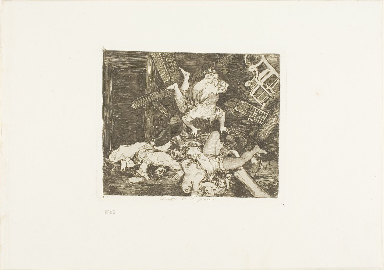 Ravages of War, levy 30 julkaisusta The Disasters of War tekijältä Francisco Jose de Goya y Lucientes