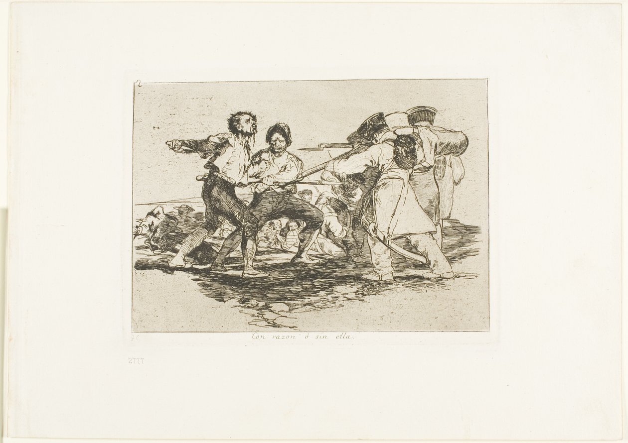Oikein tai väärin, levy kaksi The Disasters of Warista tekijältä Francisco Jose de Goya y Lucientes