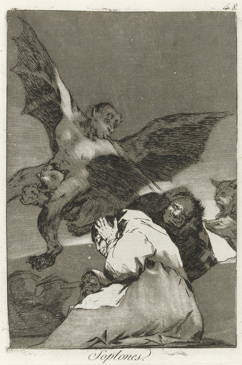 Snitches, Los Caprichos tekijältä Francisco de Goya