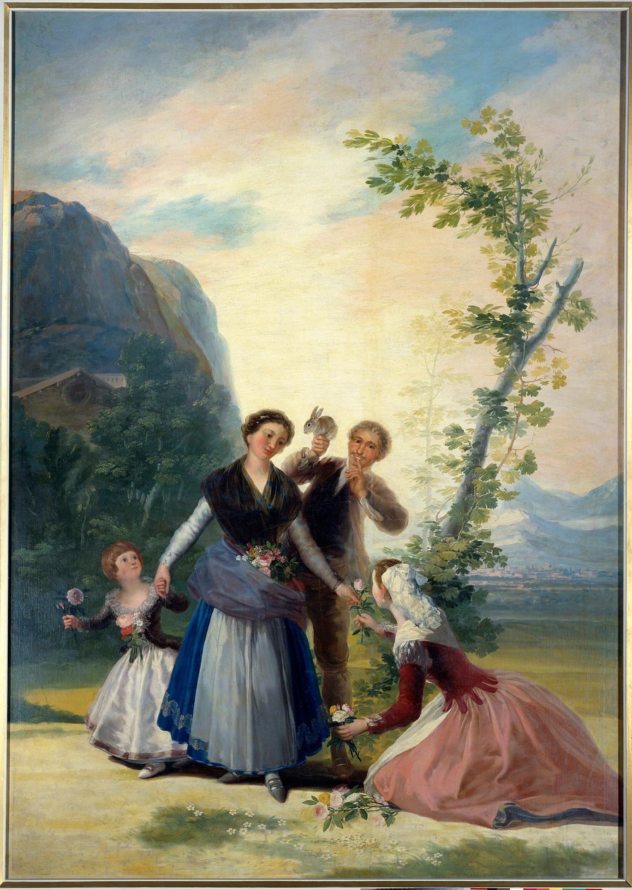 Francisco de Goyan kevätmaalaus (1746-1828) 1800-luku. Himmeä. 2,77 x 1,92 m. Madrid. Pradon museo tekijältä Francisco de Goya