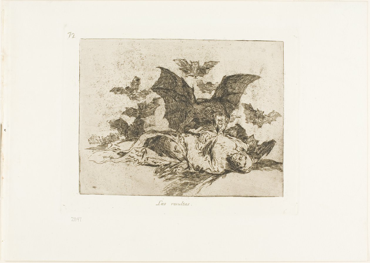 The Consequences, levy 72 julkaisusta The Disasters of War tekijältä Francisco Jose de Goya y Lucientes