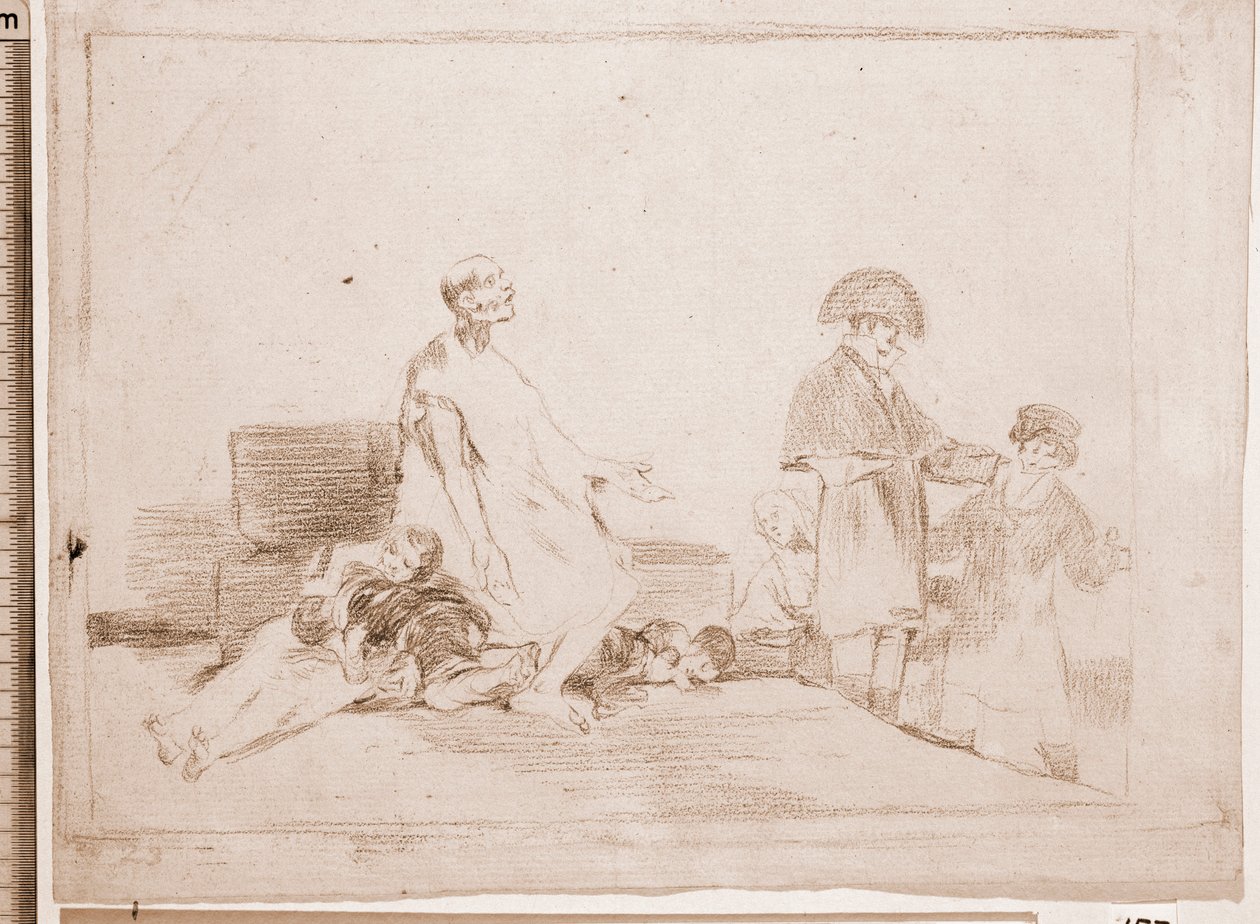 The Disasters of War: Jos ne ovat toiselta linjalta (valmistelupiirros tekijältä Francisco de Goya