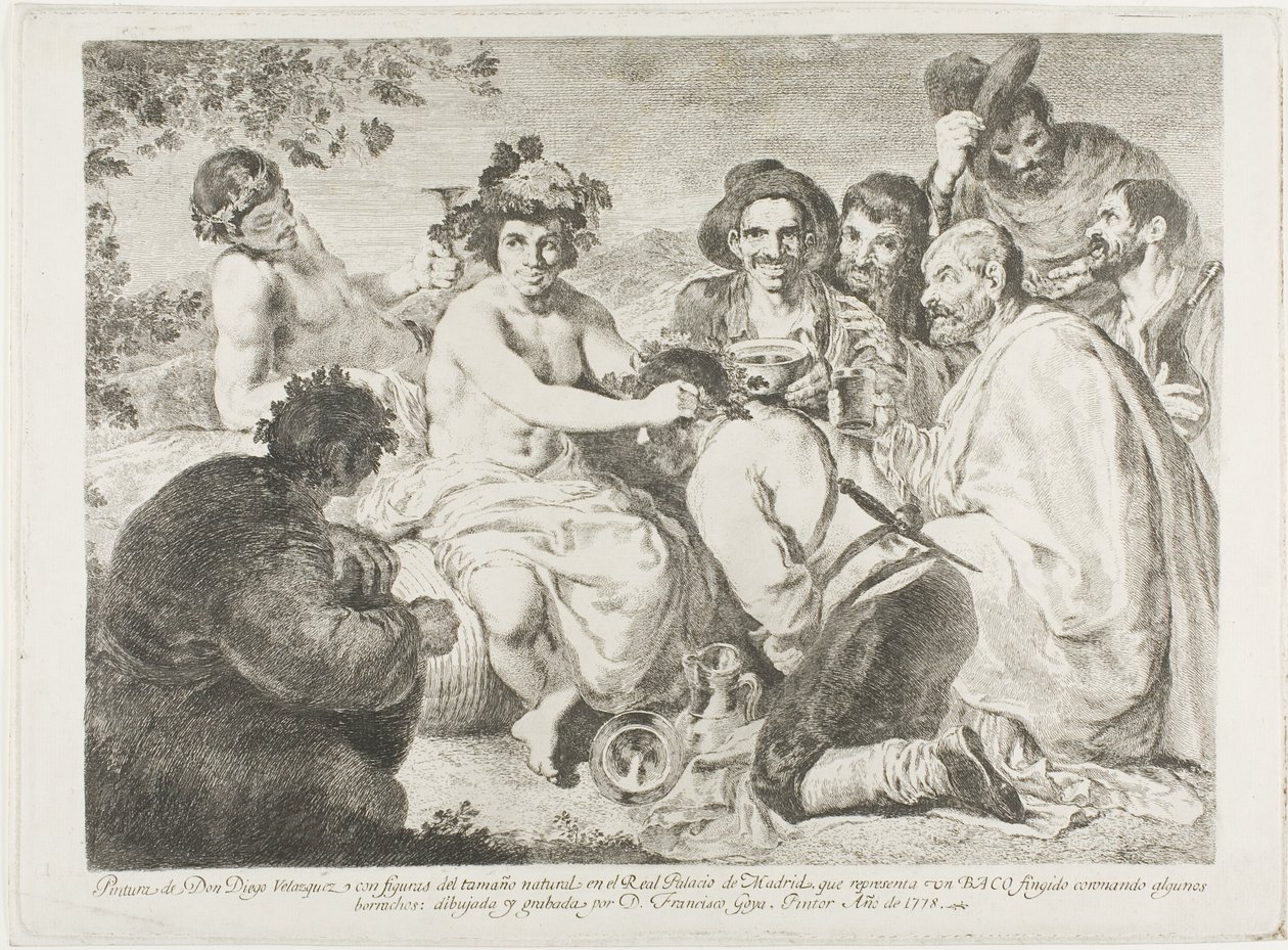 Juomarit tekijältä Francisco Jose de Goya y Lucientes