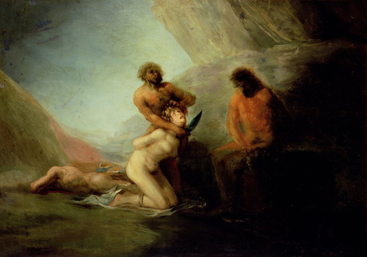The Execution, n. 1808-1812 (öljy kankaalle) tekijältä Francisco Jose de Goya y Lucientes
