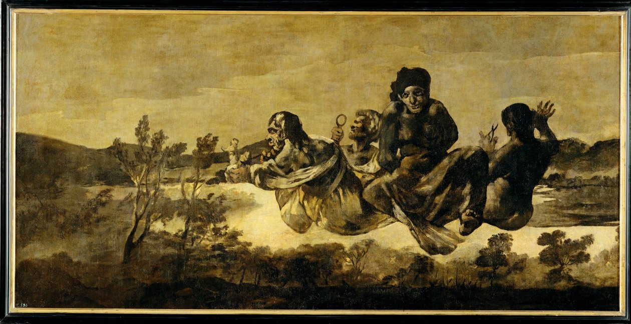 Kohtalo ... (maalaus kankaalle) tekijältä Francisco Jose de Goya y Lucientes