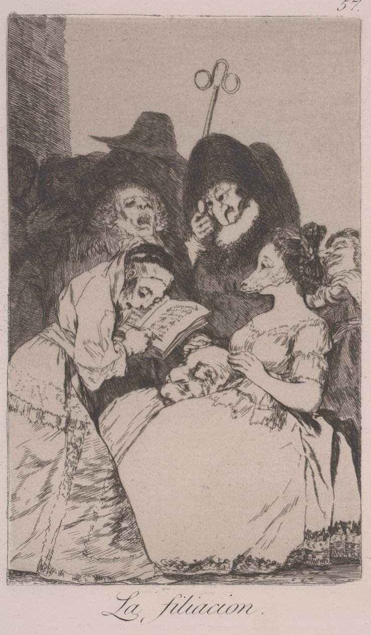 Filiaatio tekijältä Francisco de Goya