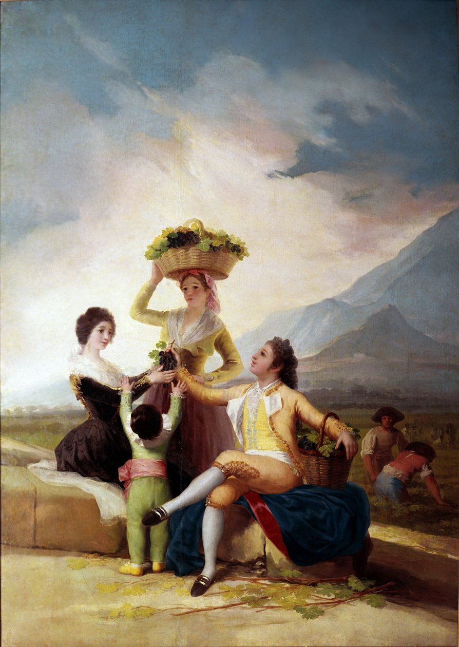 The Harvest (öljy kankaalle tekijältä Francisco de Goya