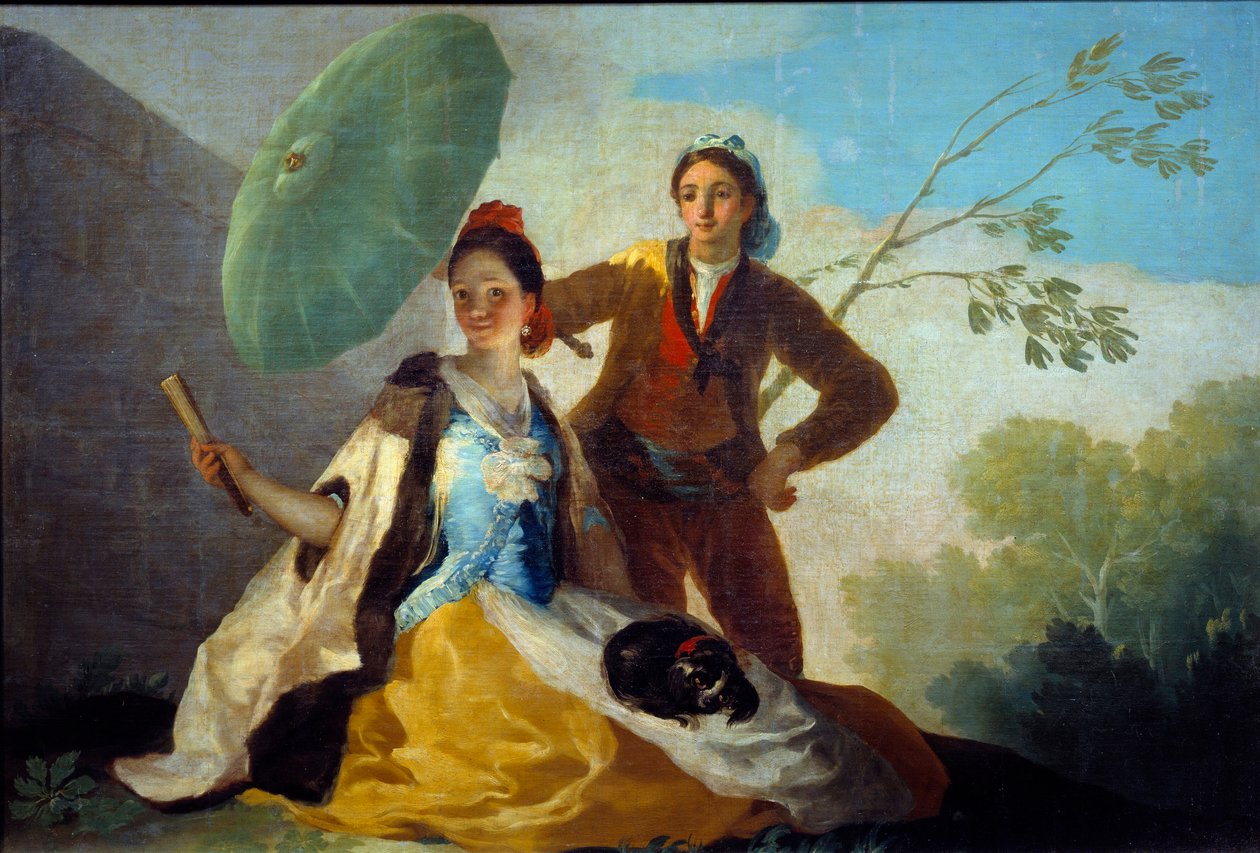 Francisco de Goyan (1746-1828) päivänvarjomaalaus 1700-luvun Madrid Prado -museo tekijältä Francisco de Goya