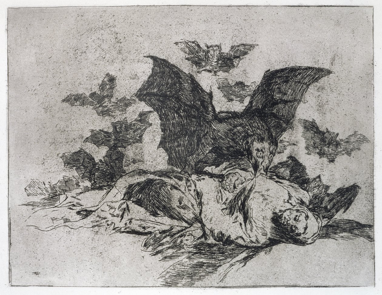Seuraukset, "The Disasters of War" levy 72 tekijältä Francisco Jose de Goya y Lucientes