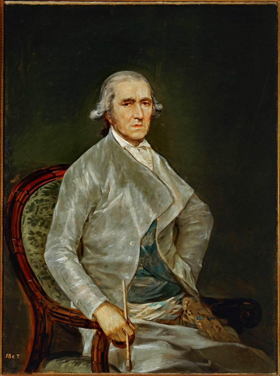 Taidemaalari Francisco Bayeu ... (maalaus kankaalle) tekijältä Francisco Jose de Goya y Lucientes
