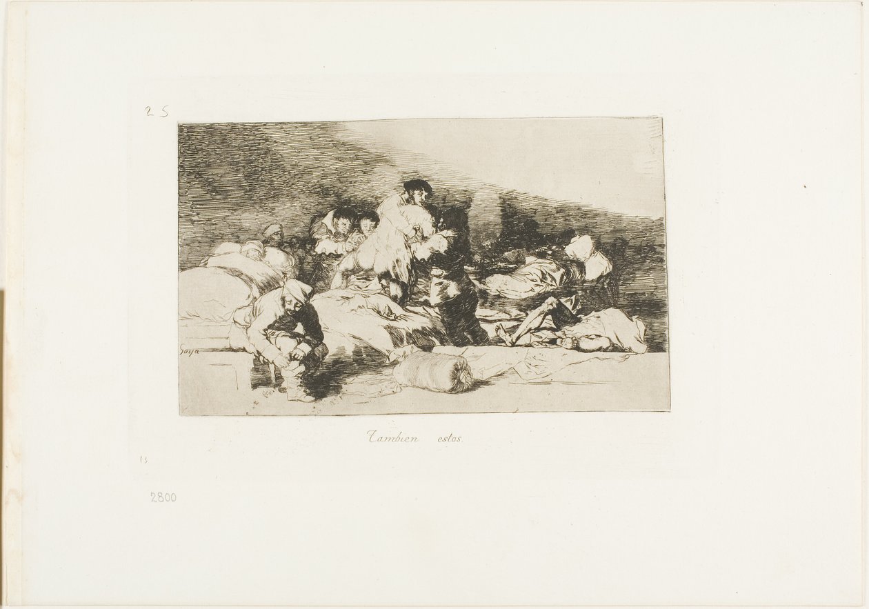 Nämä myös, levy 25 The Disasters of Warista tekijältä Francisco Jose de Goya y Lucientes