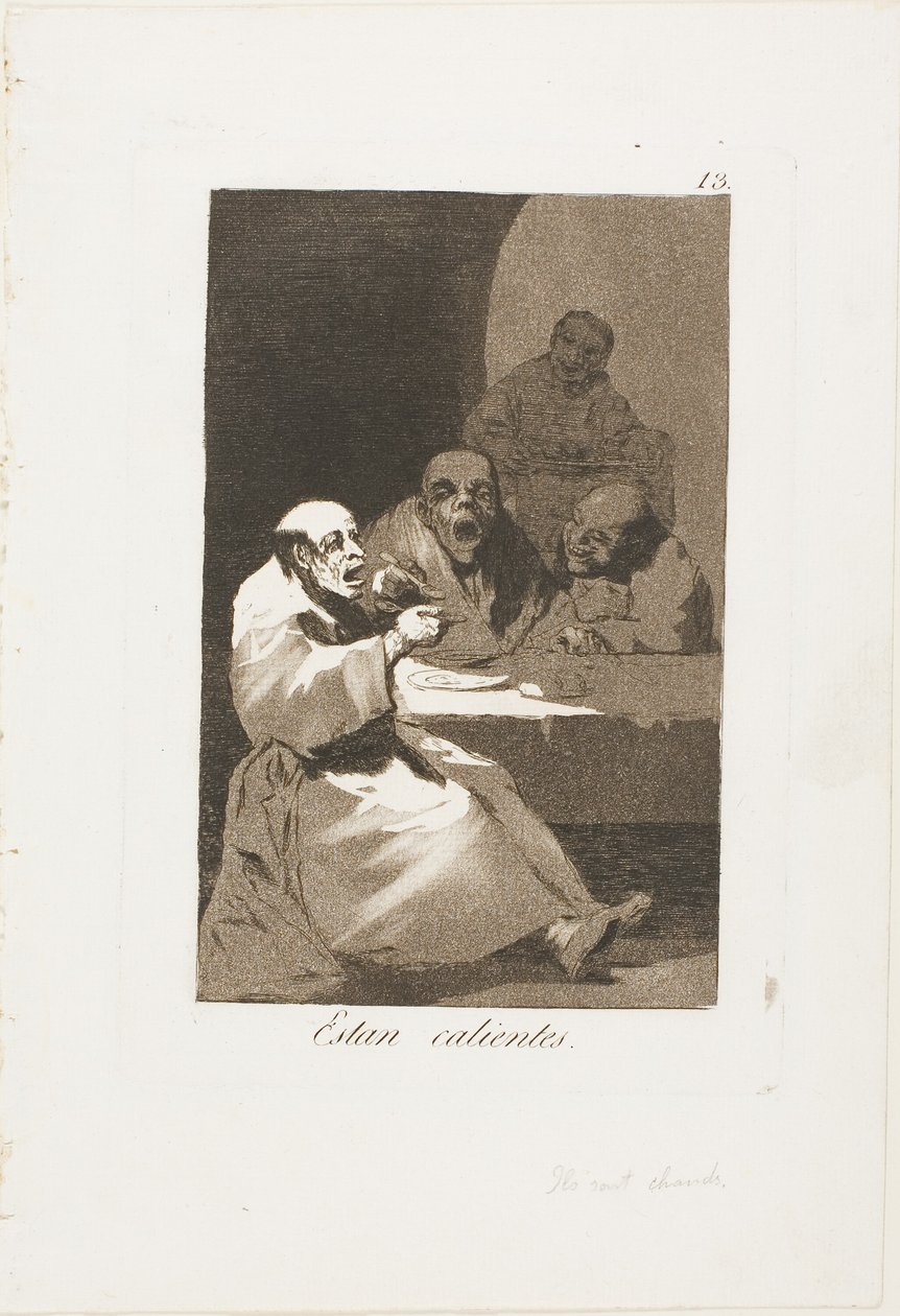 Ne ovat Hot, levy 13 Los Caprichosista tekijältä Francisco Jose de Goya y Lucientes