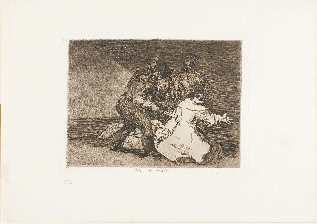 Tämä on Bad, levy 46 The Disasters of Warista tekijältä Francisco Jose de Goya y Lucientes