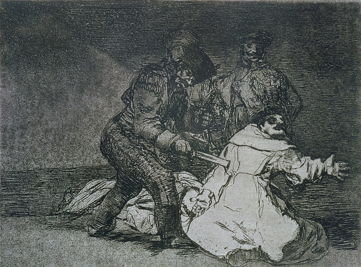 Tämä on huono, The Disasters of Warin levy 46 tekijältä Francisco Jose de Goya y Lucientes