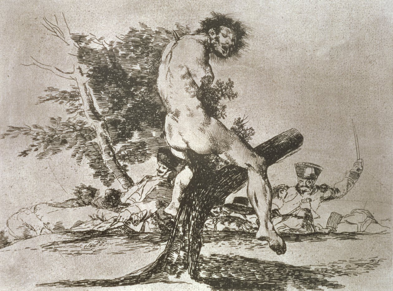 Tämä on pahempaa, "The Disasters of War" -levy 37 tekijältä Francisco Jose de Goya y Lucientes