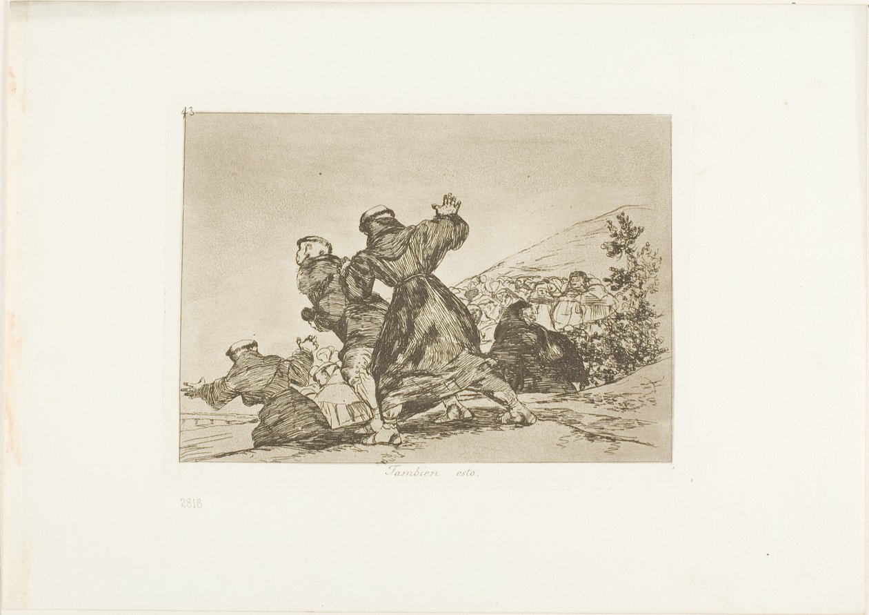 Myös tämä, levy 43 The Disasters of Warista tekijältä Francisco Jose de Goya y Lucientes