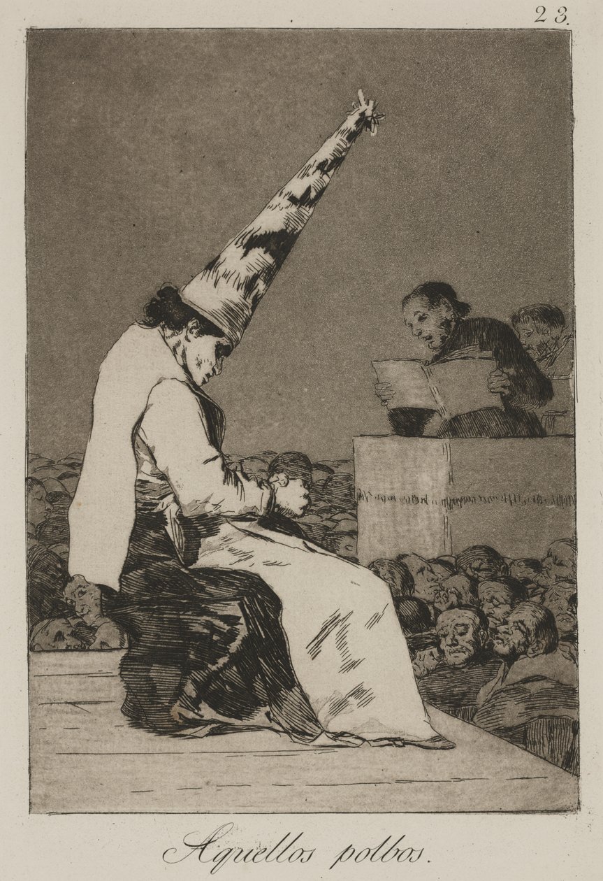 Ne pölypilkut (Aquellos Polbos) tekijältä Francisco de Goya