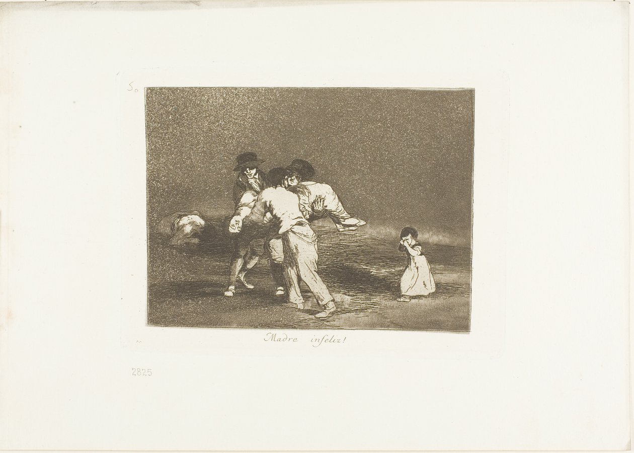 Onneton äiti!, levy 50 The Disasters of Warista tekijältä Francisco Jose de Goya y Lucientes